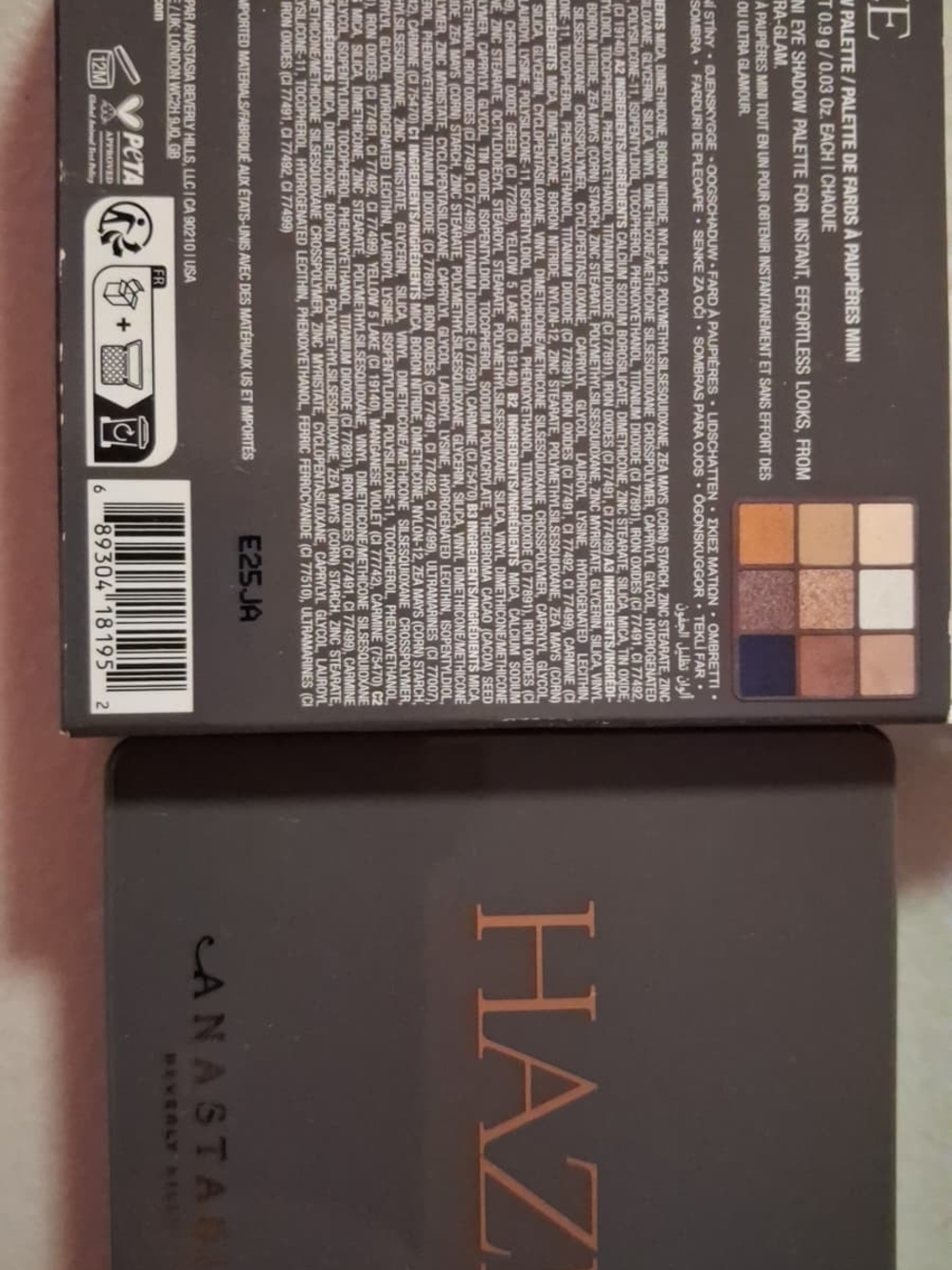 Anastasia Beverly Hills Haze Mini Eyeshadow Palette 9 Shades New